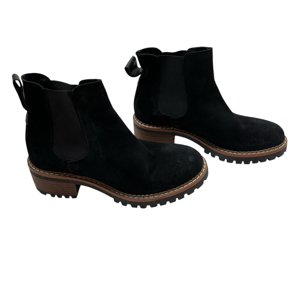 Bertuchi Black Suede Chelsea Boots Size 40
